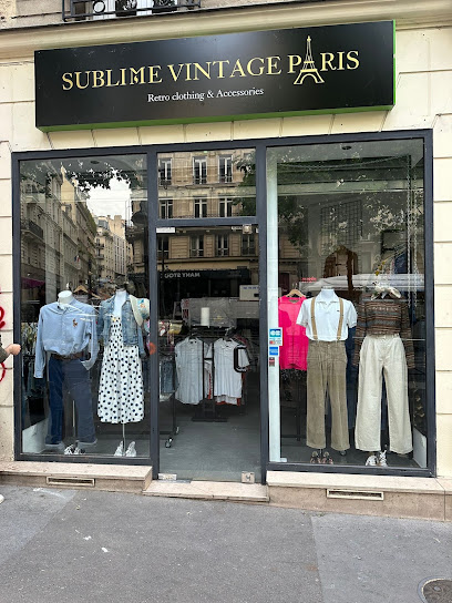 Sublime Vintage Paris Magasin De Vêtements à Paris 06