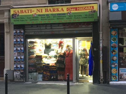 Sabati Ni Barka, Magasin de Vêtements à Paris 18