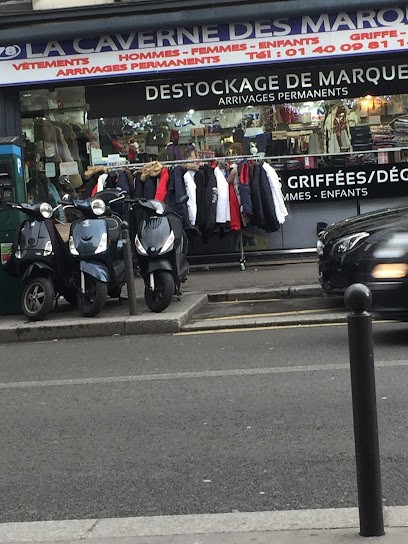 La Caverne Des Marques, Magasin de Vêtements à Paris 20