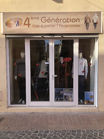 Boutique 4Ème Génération Magasin De Vêtements à Rivesaltes