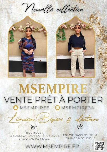 MS Empire, Magasin de Vêtements à Valras-Plage