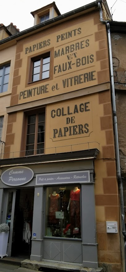 Comme Personne, Magasin de Vêtements à Semur-en-Auxois
